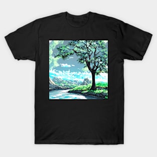 Anime Style Landscape T-Shirt